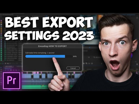 Best Video Export Settings Adobe Premiere Pro 2023 For Youtube Videos (fast & easy)