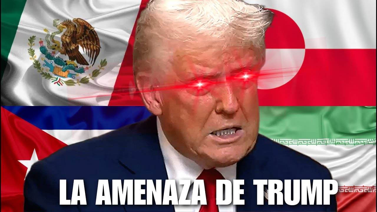 TRUMP AMENZA a MÉXICO, COLOMBIA, CUBA, IRÁN y GROENLANDIA