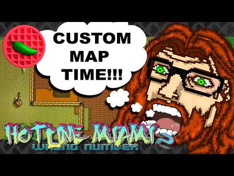 The Beard Is Back! -- Let's Play Hotline Miami 2 (Custom Maps #14) (Level Editor Beta)
