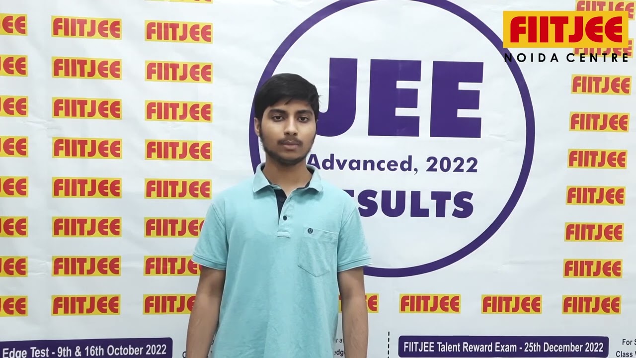 Arsh Srivastava AIR-838 in JEE Advanced 2022,  from Three Year Classroom at FIITJEE Greater Noida