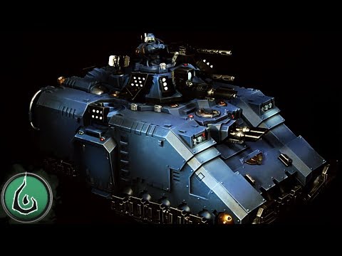 Painting Tutorial WH40K Ultramarine Repulsor Scheme
