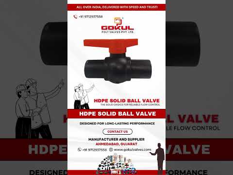 Solid HDPE Valve