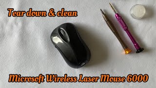 #26 Tear Down & Clean Microsoft Wireless Laser Mouse 6000.