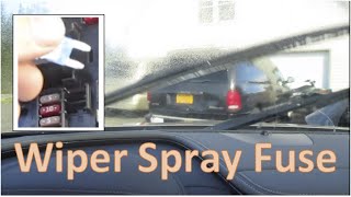 CHEVROLET CRUZE WINDSHIELD WIPER Pump FUSE LOCATION REPLACE  Water NOT Squirting 2008-2016  Chevy