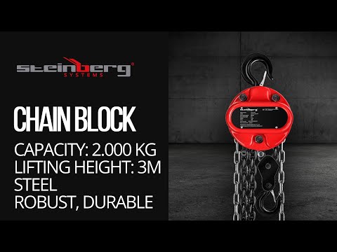 video - Chain Block - 2,000 kg - 3 m