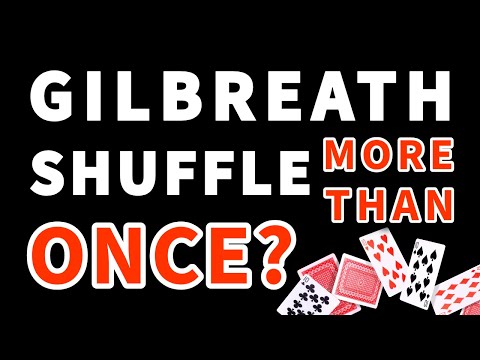 What Happens When You Gilbreath Shuffle More Than Once? (Math Card Magic 💎)