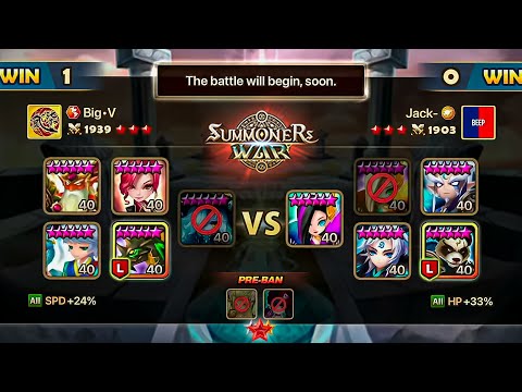 BigV vs Jack-. SWC2021 WORLD QUARTERFINALS (BO5) - Summoners War