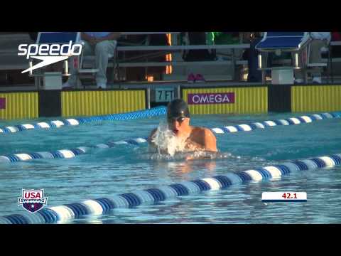 Men's 100m Breaststroke B Final   2013 Junior Nationals