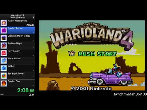 Wario Land 4 S-Hard 100% (1:39:25) [WR]