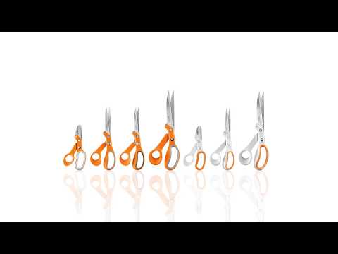 Fiskars Amplify sustiprintos žirklės 21cm video