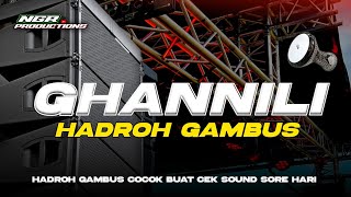 Download lagu HADROH GAMBUS GHANNILI - SHOLAWAT HADROH BASS GLERR MIDLE NGEPLAK - NGR PRODUCTIONS mp3