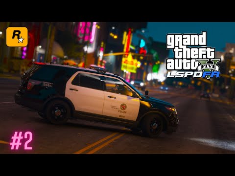 Playing GTA 5 As A POLICE OFFICER | GTA 5 Lspdfr Mod | *HINDI*