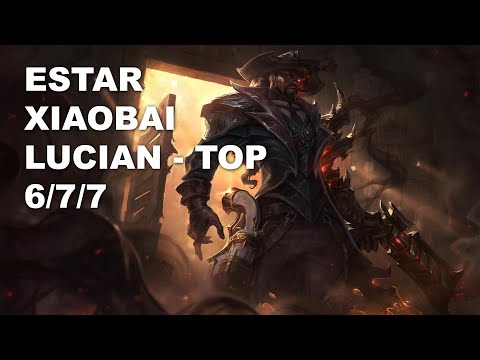 eStar Xiaobai Top Lucian vs Jayce - KR Challenger Patch 10.9