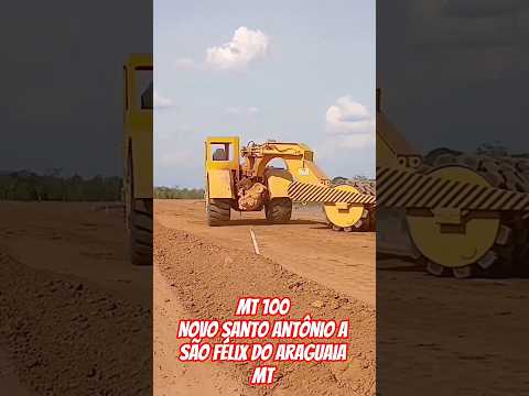 MT 100 de novo santo Antônio a são Félix do Araguaia; a todo vapor 🚜🚜🚜🚜🚜
