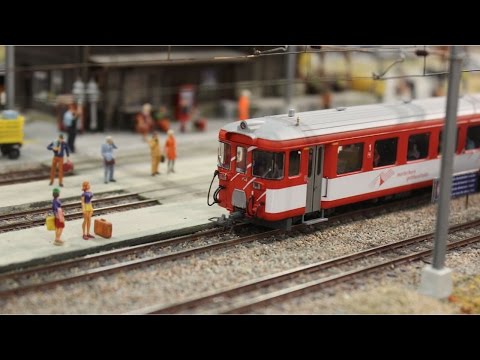 H0m Schmalspur Modellbahn - Schweizer Bergbahnen