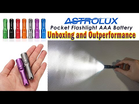 Pocket EDC AAA Flashlight 102 Lumens | Unboxing and Outperformance
