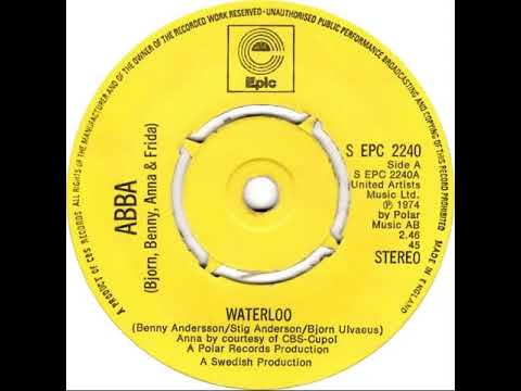 UK New Entry 1974 (81) Abba - Waterloo