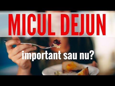 MICUL DEJUN - sanatos sau nu? Opinia nutritionistului!