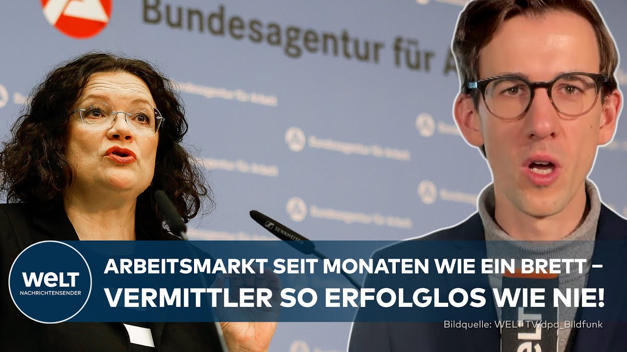 BA-CHEFIN NAHLES WARNT: Jobchancen für Arbeitslose auf historischem Tief – Vermittlung lahmt