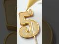 EASY Number Cookie Recipes And Cutters Link In Bio Cookiedecorating Number Five Shorts Easy
