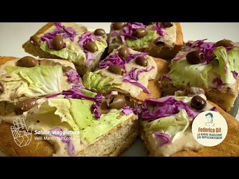 LA NUOVA TRADIZIONE CHE MIPIACEMIFABENE di Federica Gif- FOCACCIA AI GRANI ANTICHI CREMA DI FAGIOLI