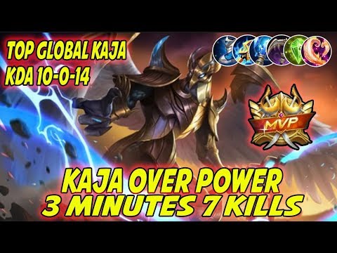 Kaja Over Power, 3 Minute 7 Kills - Top Global Kaja - Mobile Legends