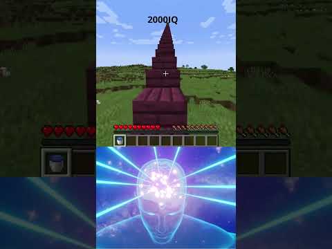 OptimaShort - iq battle -47IQ vs 2000 IQ MINECRAFT #shorts  #meme #memes #minecraft #funnyminecraftmemes