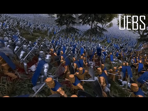 30.000 Heavy Knights vs 30.000 Golden Knights- Ultimate Epic Battle Simulator 2- UEBS 2