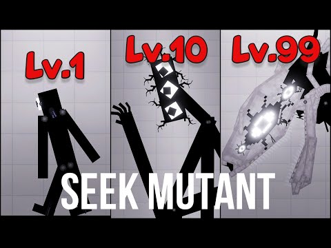 Evolution of SEEK Mutant Roblox Doors- People Playground 1.26 beta