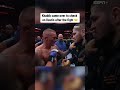 Khabib came to check on Poirier 👀 #UFC302