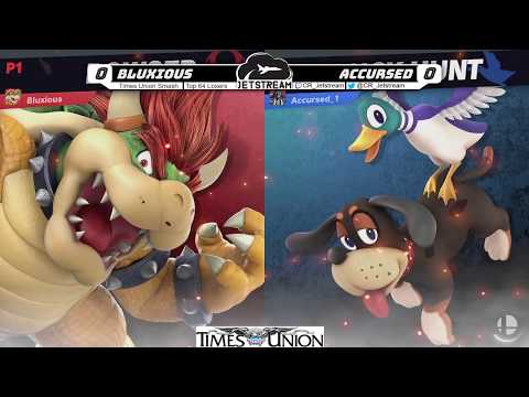 Times Union Smash Top 64 Losers - Accursed (Duck Hunt) Vs. Bluxious (Bowser) Smash Ultimate - SSBU