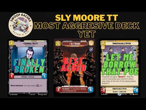 Last Deckteck of Set 6 - SLY Moore TARKINTOWN - Swing for 18 on flip !!