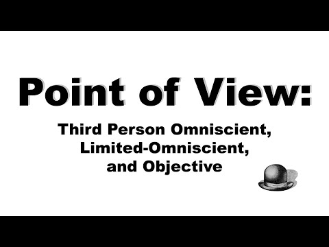 Point of View (P.O.V.): Third Person Omniscient, Limited-Omniscient, and Objective