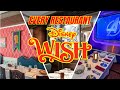 I ATE AT EVERY RESTAURANT ON THE DISNEY WISH ARENDELLE 1923 WORLDS OF MARVEL DISNEY CRUISE LINE