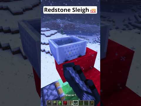 Insane Redstone Santa Sleigh in Minecraft! 🎅🛷