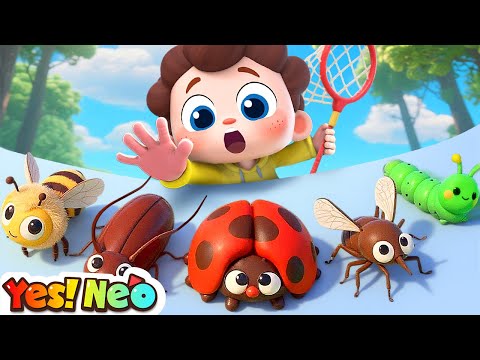 Baby Catches Bugs | Learn About Bugs | Educational | Nursery Rhymes & Kids Songs | Yes! Neo