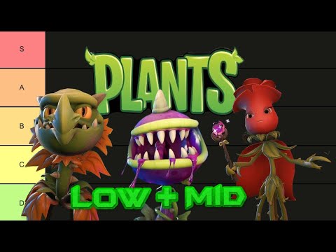 PvZ Battle for Neighborville Plant Tier List (Low and Mid Tiers)