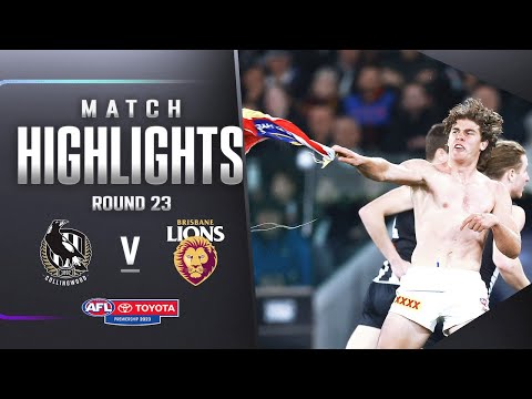 Collingwood v Brisbane Highlights | Round 23, 2023