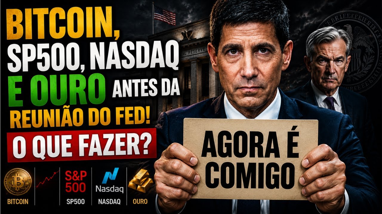 BITCOIN, SP500, NASDAQ E OURO! ANTES DA REUNIÃO DO FED! TRADING DE COMPRAS E VENDAS AO VIVO!