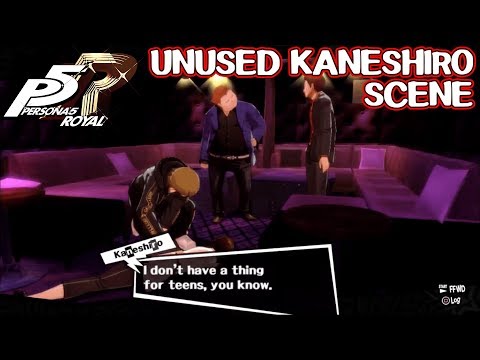 Unused captured Makoto Cutscene - Persona 5