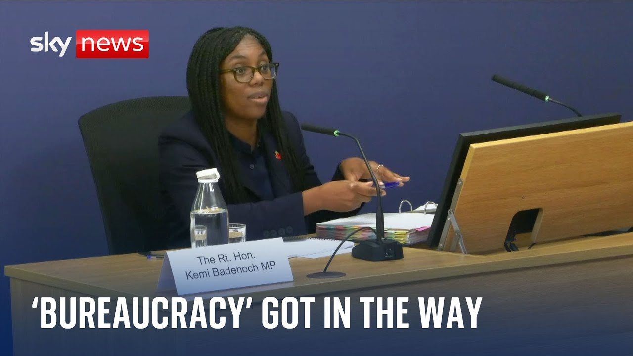 Post Office inquiry: Kemi Badenoch blames 'government machine' for slow compensation pay-outs