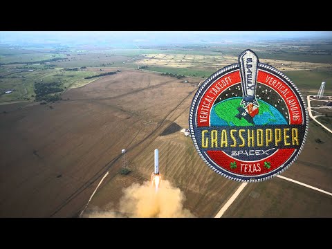 SpaceX: Road to Reusability - Grasshopper 325m Hop | Single Camera (Hexacopter). Test #6
