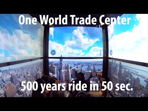 One World Observatory at World Trade Center - Elevator Ride