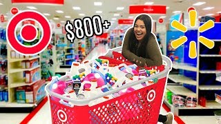 Shopping for Slime Supplies at Target + Walmart! i bought all their glue..