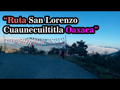 increible aventura para llegar a San Lorenzo Cuaunecuiltitla Oaxaca