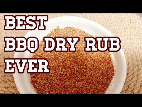 Special Barbecue dry rub: how I make it.