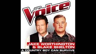 Jake Worthington &amp; Blake Shelton | A Country Boy Can Survive | Studio Version | The Voice 6