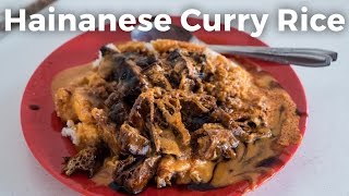 Beach Road Scissor Cut Hainanese Curry Rice in Singapore - YouTube