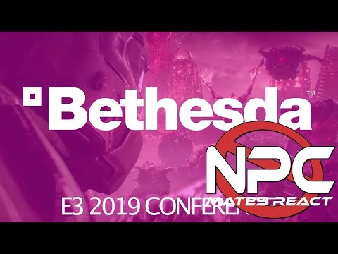 Bethesda E3 2019 Press Conference - NPC Mates React