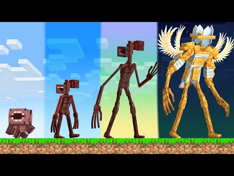 Upgrading Sirenhead into a GOD in Minecraft